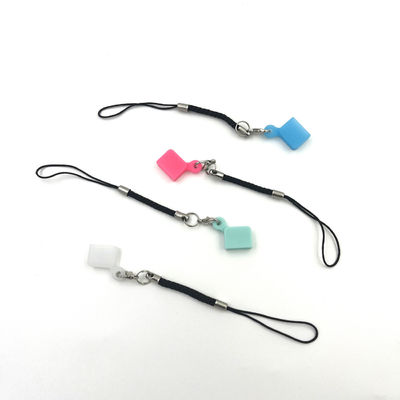 ฝาครอบ USB ซิลิโคนพกพาไม่เป็นอันตรายป้องกันฝุ่นสีแดงสีน้ำเงินสีขาว