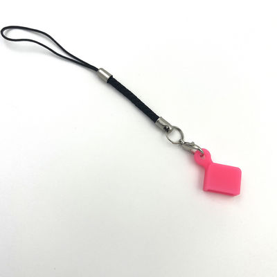ฝาครอบ USB ซิลิโคนพกพาไม่เป็นอันตรายป้องกันฝุ่นสีแดงสีน้ำเงินสีขาว