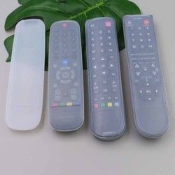 สไตล์ต่างๆ Clear TV Remote Air Conditioner Remote Controller ฝาครอบป้องกันซิลิโคน/เคส/แขน