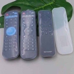 สไตล์ต่างๆ Clear TV Remote Air Conditioner Remote Controller ฝาครอบป้องกันซิลิโคน/เคส/แขน