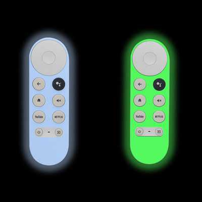 ฝาครอบรีโมทซิลิโคนปลอดสารพิษหลากสีกันฝุ่นสำหรับ Google TV
