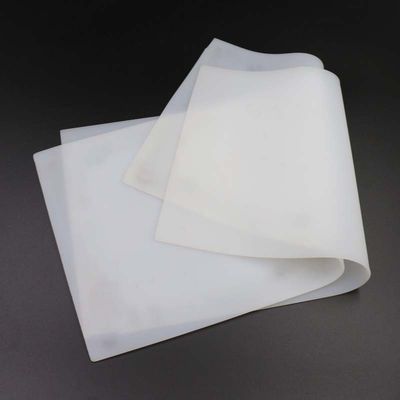 แผ่นยางซิลิโคน สีขาวขุ่น ฉนวนกันความร้อน หนา 0.1mm 0.2mm 1mm