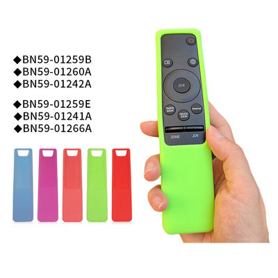 เคสซิลิโคนอ่อนนุ่มสีสันสดใสกันฝุ่นสำหรับ Samsung Smart TV BN59 รีโมทคอนโทรล