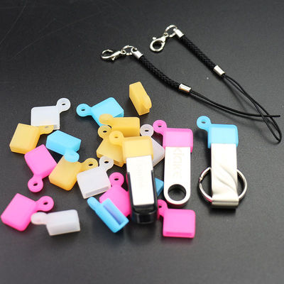 ซิลิโคนป้องกัน USB ที่ไม่เป็นอันตรายครอบคลุมน้ำหนักเบากันฝุ่น