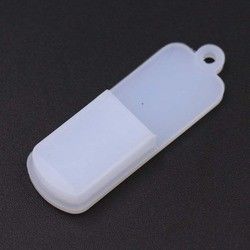 ฝาครอบป้องกันดิสก์ U ขนาด 5x1.7 ซม., เคสแฟลช USB อเนกประสงค์