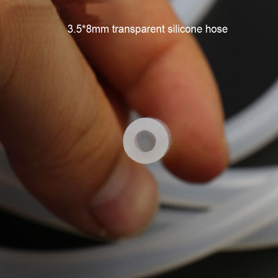 ท่อซิลิโคนใสไร้กลิ่นท่อ 2x4mm 3x5mm 5x7mm ขยายได้
